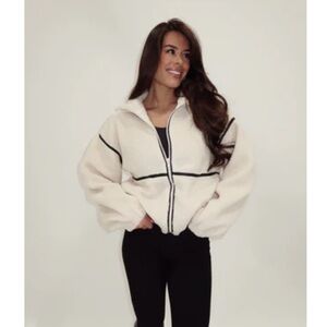 Lane 201 Faux Leather Lined Shearling Jacket